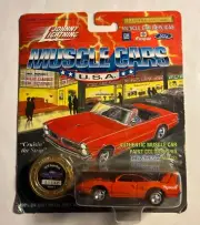 JOHNNY LIGHTNING MUSCLE CARS 1970 PLYMOUTH SUPERBIRD SERIES 4 w/LOW NUMBER COIN