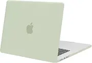 MOSISO Compatible with MacBook Air 15 inch Case 2025 2024 2023 Release M4 A3241 M3 A3114 M2 A2941 Liquid Retina Display Touch ID, Protective Plastic Hard Shell Case Cover, Sage Green
