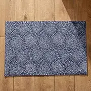 CEVAN Dirt Trap Door Mats Indoor Floor For Kitchen Retro Art Back Art Soft Flannel Surface, Customizable Design, Non-Slip Doormats 45x75cm
