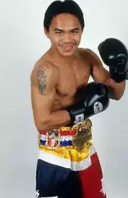 Manny Pacquiao Poses With His Ring Belt 6 Old Boxing Photo