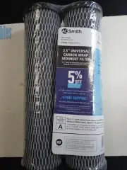 AO Smith AO-WH-PRE-RCP2 2.5" Universal Carbon Wrap Sediment Filter Sealed