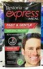 Hair Restoria Express Men Color Cream Dye Cover Grey Cream New Quick No Ammonia
