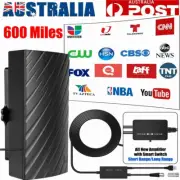 600 Miles Digital TV Antenna HDTV Amplified 4K 1080P Indoor Antenna Long Range