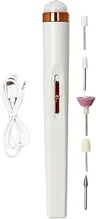 Electric Nail File, Professional Manicure Filer, Nail Grinder Tool, Ergonomic Handle, Adjustable Speed Settings, Pink, White, 18cm/7.09 Inches, for Men, Women