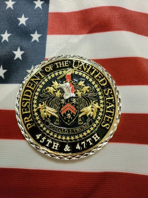Donald Trump 47th President of the United States Official Challenge Coin (RARE)