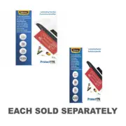 Fellowes Premium Laminating Pouches 175 Micron 100pk Gloss Finish Polyethylene