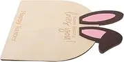 HOMOCONO Handprint Footprint Kit Easter Bunny Ornament for Baby's First Easter Decor