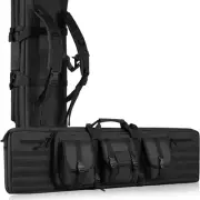 36 Inch Tactical Double Long Gun Bag for 2 Rifles and For 2 Pistols Storage Case