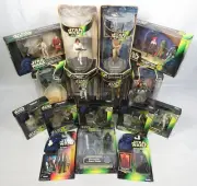 Lot 16 Star Wars Power of the Force Action Figures Kenner Hasbro NEW In Boxes