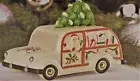 Lenox Holiday Cookie Jar Station Wagon Santa & Christmas Tree New In Box