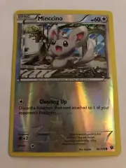 Minccino 86/124 X&Y: Fates Collide Reverse Holo NM/Mint Pokemon
