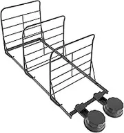 HAKIDZEL Foldable Storage Shelf Over Toilet Rack Bathroom Shelf Stand Spice Rack Freestanding Deep Grey