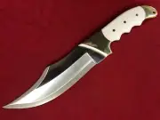 RaB Handmade Full Tang In D2 Steel Razorback Rigid Style Knife With Bone Handle