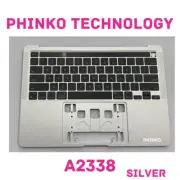 NEW APPLE MACBOOK PRO M1 2020 PALMREST TOP CASE KEYBOARD TOUCHBAR A2338 SILVER