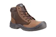 Safety Jogger Mens Dakar Leather Safety Boots (Brown/Taupe) - UTFS9003