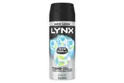 LYNX Antiperspirant Aerosol 72-hour sweat protection Ice Chill deodorant with iced mint and lemon scent 165 mL