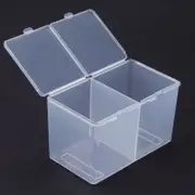 Nail Wipes Holder Box Double Compartment