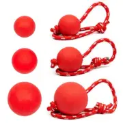 Dog Ball Toy Interactive Tug of War Rope Toy for Tough Chew for Teeth Clean