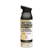 Rust-Oleum 245217 Universal All Surface Hammered Spray Paint, 12 oz, Black