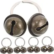 Gatuida 5pcs Pet Keychain Bells for Cats and Dogs Sound Training Accessory Versatile Collar Pendant for Pet Tracking DIY Decoration for Collars and Keyrings