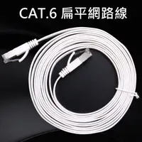 在飛比找樂天市場購物網優惠-CAT.6 扁平網路線0.5M-15M 扁形超薄CAT6極速