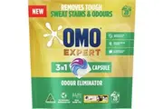 Omo Expert 3 In 1 Odour Eliminator Laundry Detergent Capsules 28 Pack