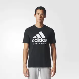 adidas Sport ID Branded Tee BR4749 黑白配色 綿質短袖T恤 全新M號 5折價