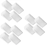 12pcs Door Wedge Toilet Leveling Shims Strawberry Decor Salt Cellar Home Improvement Diy Leveler Flexible Shims Wedge Levelers Level Wedge Straightening Machine White Pvc Household