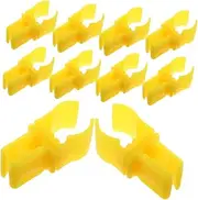 MOTHNUR 10pcs Soccer Training Tools Fixed Buckle Clips for Football Agility Poles Durable Markers for Quick Setup Lightweight Design for Soccer Basketball Training
