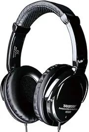 TAKSTAR Wired Studio Headphones, HD2000 - Professional Monitor Headset with 50MM Neodymium Driver, Adjustable Closed-Back Over-Ear Headphone for Music, DJ, Podcast, etc. (Black)
