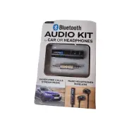 iWORLD AUDIO KIT HandsFree Bluetooth For CAR or WIRED HEADPHONE 3.5mm USB Charge