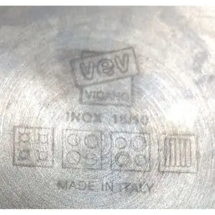 絕版精品 義大利製 VEV VIGANO inox 18/10 不銹鋼摩卡壺 咖啡壺 過濾網茶壺