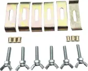 6 Pack Kit -Sink Clips - Undermount Sink Brackets Sink Clips - Kitchen Sink C...