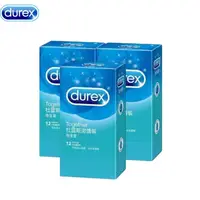 在飛比找金石堂優惠-【Durex 杜蕾斯】激情裝保險套12入*3盒（36入）