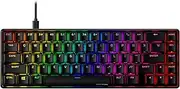 HyperX Alloy Origins 65 - Mechanical Gaming Keyboard – Compact 65 percent Form Factor - Linear Red Switch - Double Shot PBT Keycaps - RGB LED Backlit, Black, 4P5D6AA#ABA