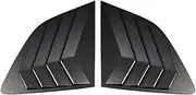 2PCS Racing Style Rear Side Window Louvers Air Vent Scoop Shades Panel Cover Trim For Honda CRV 2023, ABS Carbon