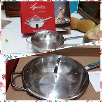 在飛比找蝦皮購物優惠-樂鍋史蒂娜不銹鋼32cm炒鍋(全新)