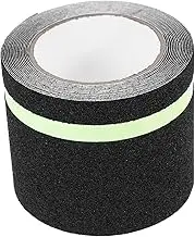 1Roll Glow The Dark Slip Tape for Stairs and Ramps Non Skid Adhesive Safety Tape Mesh Traction Strip for Indoor and Outdoor Use for Walkways and Steps