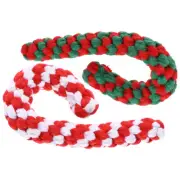 2 Pcs Cotton Rope Crutch Toys Chew Teething for Puppies Puppy Pet