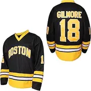 [MESOSPERO] Happy Gilmore Jersey 18 Adam Sanders 1996 Hockey Jersey Stitched Mesh Polyester Men's Ice Hockey Shirt S-3XL, 18 Black, Small