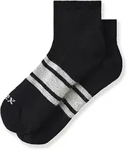 [Ibex] Light Cushion Merino wool Ankle Socks | Lightweight Quarter Socks with Arch Support & Reinforced Toe & Heel