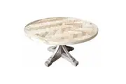 MF Brussels Recycled Elm Timber Round Dining Table
