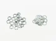 20x Zinc Metric Size M7 Guitar Nuts and Washers for Mini Metric Pots