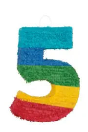 Pinata Numeral Number 5 (Pk 1)