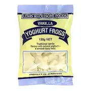 Organic Lewis Confectionery Yoghurt Frogs Vanilla 130g – Fresh, healthy organic delivery | Doorstep Organics.