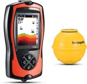 Portable Sonar Fish Finder Water Sensor Transducer Depth Finder Kayak Wireless H