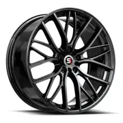 17x8 Spec-1 SP-61 Gloss Black Wheel 5x100/5x4.5 (42mm)