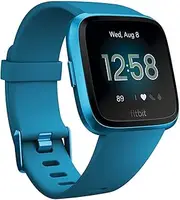 [Fitbit] Versa Lite Health and Fitness Watch with Heart Rate, Connected GPS and Water Resistance - Marina Blue