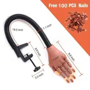 Nail Trainning Train Practice Hand, Nail Display Manicure Supply, for Nail Manicure, Best Manicure DIY Print Practice Tool