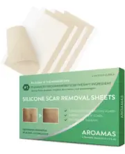 Aroamas, Silicone Scar Removal Sheets - for Keloid, C-Section, Hypertrophic,